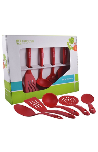 Tiendas EFE Set de utensilios facusa nylon x5 piezas oferta