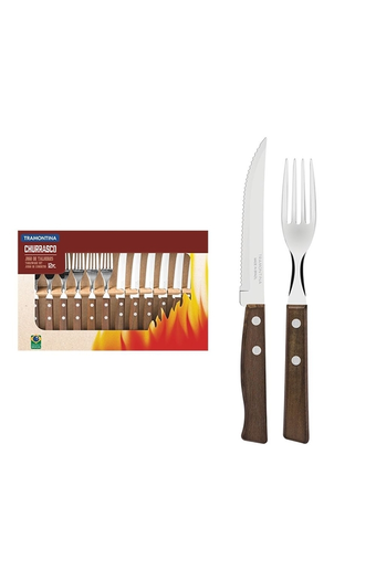 Tiendas EFE Juego de cubiertos 12pzs tramontina tradicional oferta
