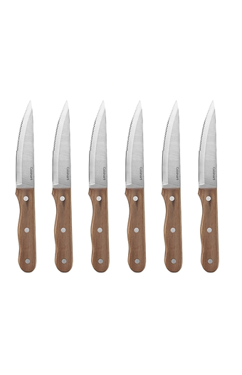 Tiendas EFE Set de cuchillos para carne de 6 pzs cuisinart triple rivet oferta