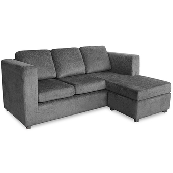 Tiendas EFE Mueble seccional lados intercambiables casabella conquest gris oferta