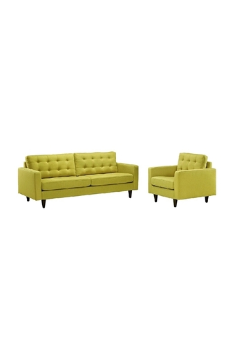 Tiendas EFE Juego sala fabiani linda 3-1 vintage limón oferta