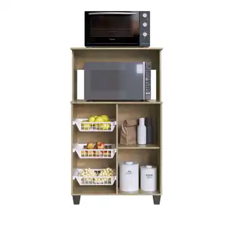Tiendas EFE Mueble para microondas con verdulero delmarco oferta