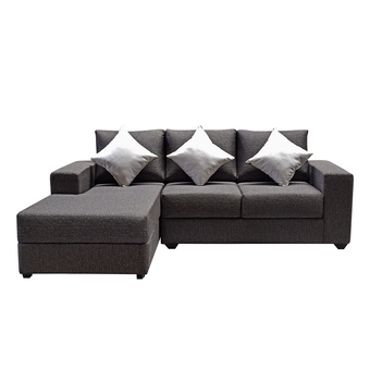 Tiendas EFE Seccional forli spring tela marrón izquierdo oferta