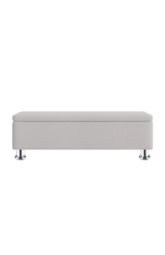 Tiendas EFE Baúl tapizado mavisac zeus 2plz plata oferta