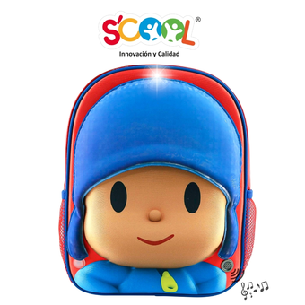 Tiendas EFE Mochila scool kids eva 3d con luces y sonido pocoyo oferta