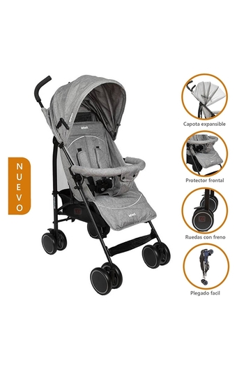 Tiendas EFE Coche bastón deportivo infanti adventure gray oferta
