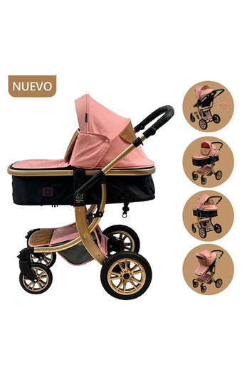 Tiendas EFE Coche cuna moises alfa rosado oferta