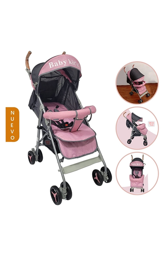 Tiendas EFE Coche bastón fun rosado oferta