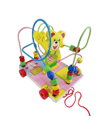 Tiendas EFE Juego didáctico circuito de madera oso oferta