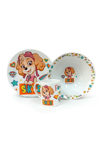 Tiendas EFE Set de cerámica de 3pzs scool paw patrol oferta