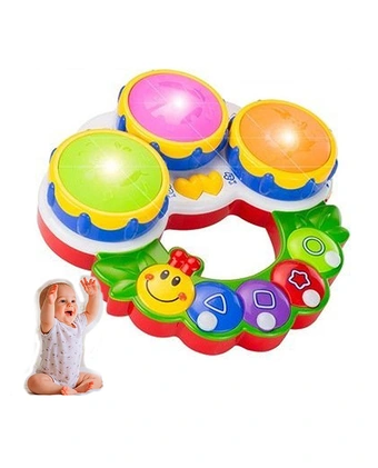 Tiendas EFE Juguete musical para bebés tambores de oruga oferta
