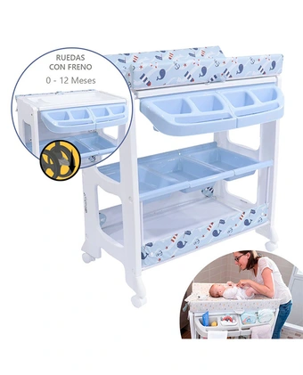 Tiendas EFE Bañera cambiador maxi 815-1 azul oferta
