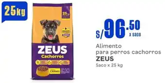Makro ZEUS Alimento para perros cachorros Saco x 25 kg oferta