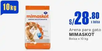 Makro MIMASKOT Arena para gato Bolsa x 10 kg oferta