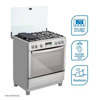 Tiendas EFE Cocina a gas coldex cx781 inox xplus oferta