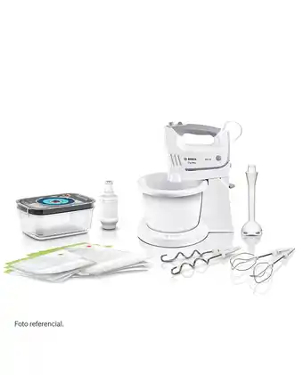 Tiendas EFE Batidora de mano y pedal ergomixx 450w bowl 3lt bosch oferta