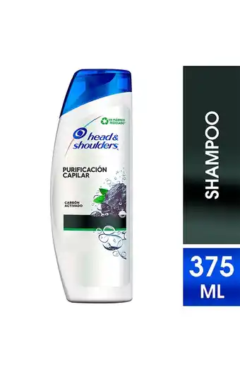Tiendas EFE Shampoo head & shoulders purificación carbón 375ml oferta