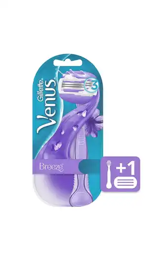 Tiendas EFE Máquina recargable depliación gillette venus breeze 1 unidad oferta