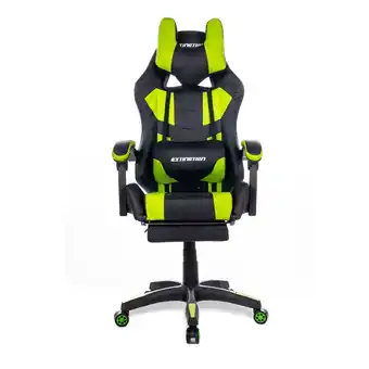 Tiendas EFE Silla gamer extingtion apoyapies keegan verde oferta
