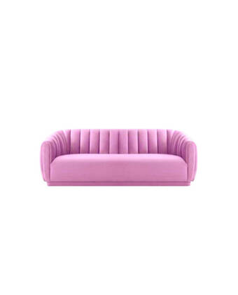 Tiendas EFE Sofá 2 cuerpos home premium vetinna rosado oferta