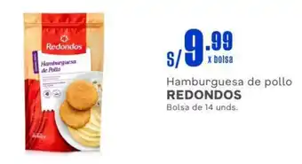 Makro Hamburguesa de pollo REDONDOS Bolsa de 14 unds. oferta