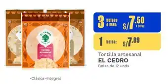 Makro Tortilla Artesanal EL CEDRO Bolsa de 12 unds. oferta