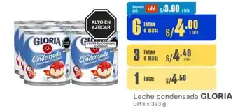 Makro Leche condensada GLORIA Lata x 393 g oferta