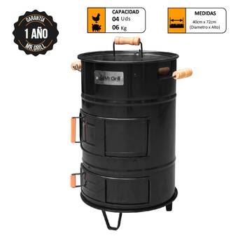 Tiendas EFE Cilindro mr grill chico de fierro oferta