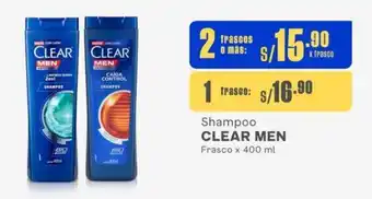 Makro Shampoo CLEAR Men Frasco x 400 ml oferta
