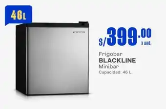 Makro Frigobar BLACKLINE Minibar Capacidad: 46 L oferta