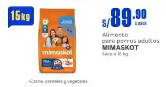 Makro Alimento para perros adultos MIMASKOT Saco x 15 kg oferta