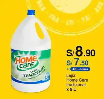 Metro Lejía Home Care tradicional x 5 L oferta