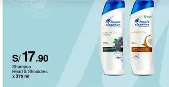 Metro Shampoo Head & Shoulders x 375 ml oferta