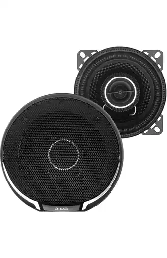 Tiendas EFE Parlantes para auto aiwa taw-1022 redondos 10 cm 2 vías 100w oferta