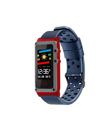 Tiendas EFE Pulsera inteligente leotec funny band - azul oferta