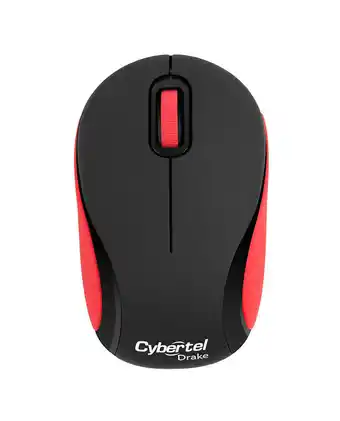 Tiendas EFE Mouse cybertel drake m305 - negro y rojo oferta
