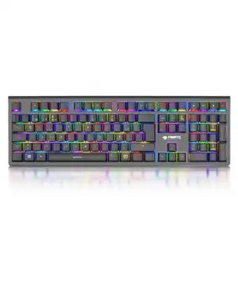 Tiendas EFE Teclado gamer mecánico usb vanquish fk1003 micronics oferta