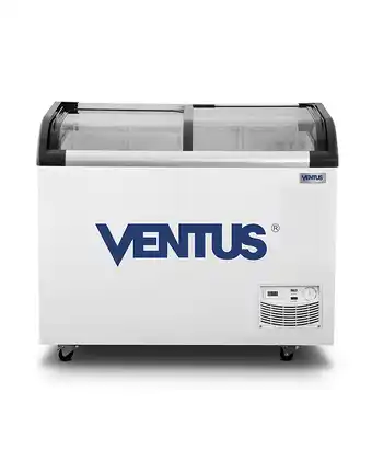Tiendas EFE Conservadora ventus ctv-220q con tapa vidrio curvo 220 lts oferta