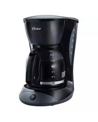 Tiendas EFE Cafetera oster bvstdcdw12b-053 12 tazas - negra oferta