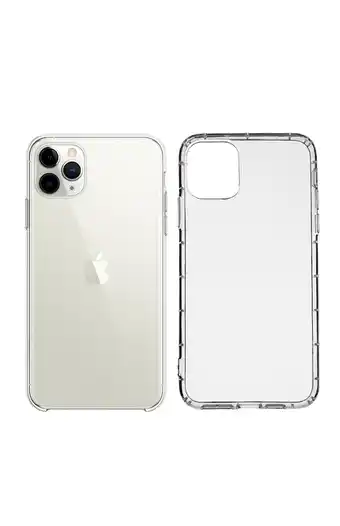Tiendas EFE Case funda iphone 11 pro 5.8 transparente + aro sujetador oferta