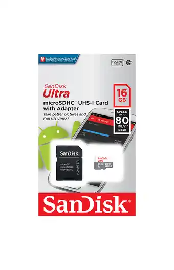 Tiendas EFE Memoria sandisk ultra microsdhc uhs oferta