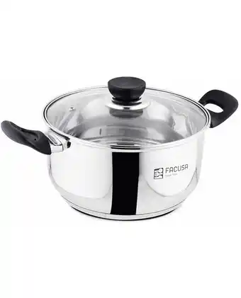 Tiendas EFE Olla facusa n°22 tapa de vidrio oferta
