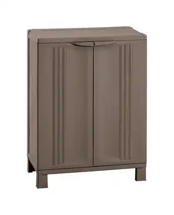 Tiendas EFE Armario mediano starplastic ii rimax - mocca oferta