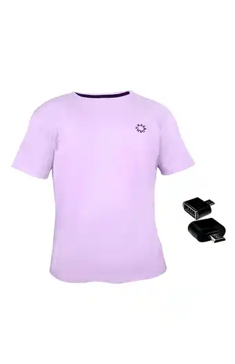 Tiendas EFE Polo manga corta algodón lila+ adaptador otg micro usb oferta