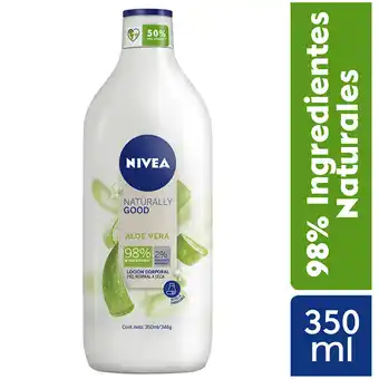 Tottus Nivea body naturally good aloe vera 350ml oferta