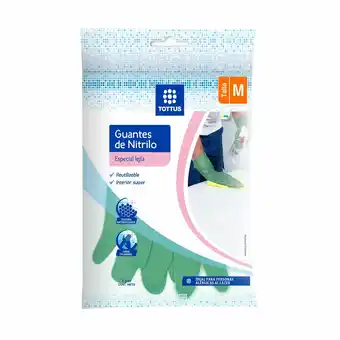 Tottus Guante de nitrilo especial lejia m tottus oferta
