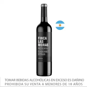 Tottus Vino tinto cabernet syrah - argentina oferta