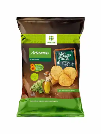 Tottus Papas oregano y oliva oferta