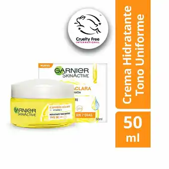 Tottus Crema hidratante skin express aclara fps30 oferta
