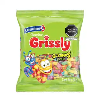 Tottus Gomitas gusanos ácidos 90 gr oferta